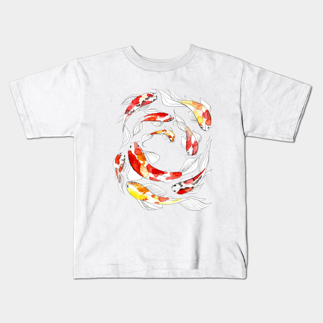 Watercolor Koi Fish